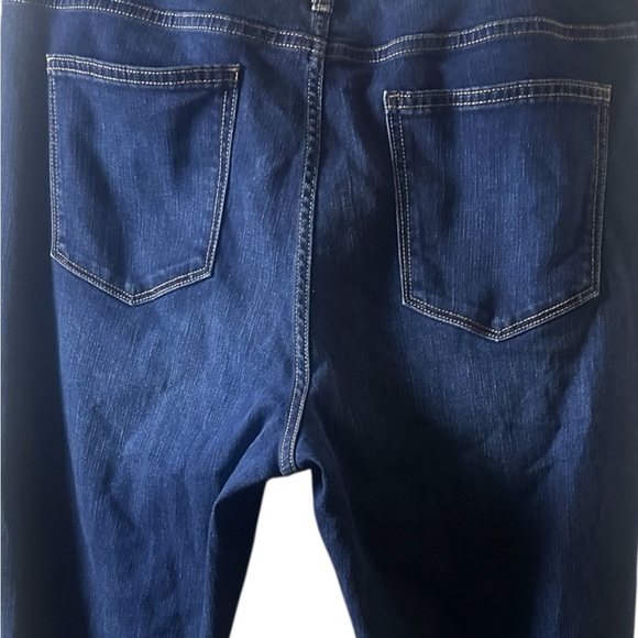 St. John's Bay Dark Blue Boot Cut Jeans - Picture 4 of 15